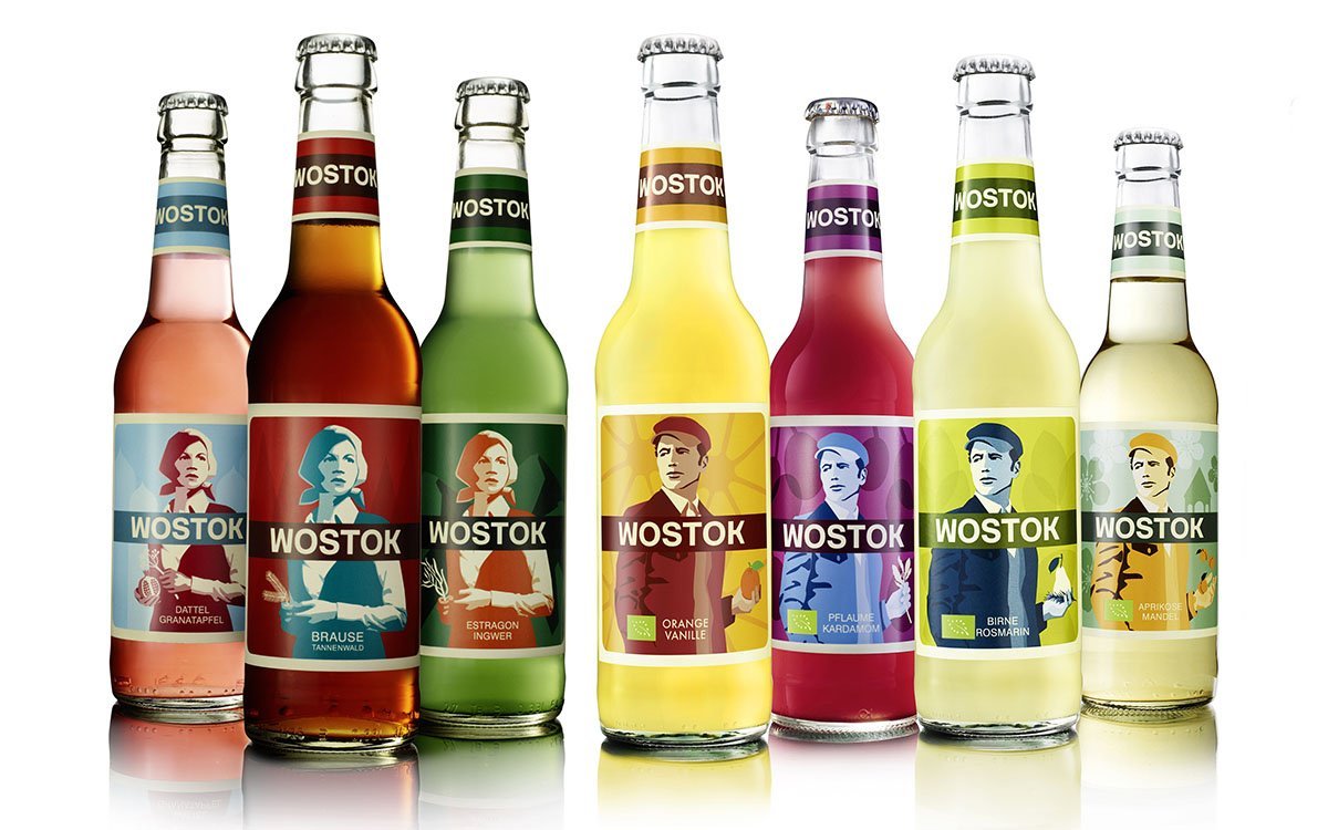 Wostok brand imagery